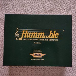 Vintage Party Board Game~Humm ble Hummble~Melodies Memories~Music Musical Hum